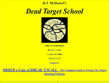 Tablet Screenshot of deadtargetschool.com
